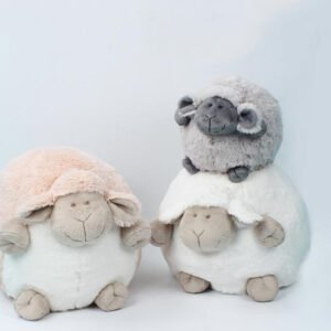 CuddleSheep – Round Plush Sheep Toy