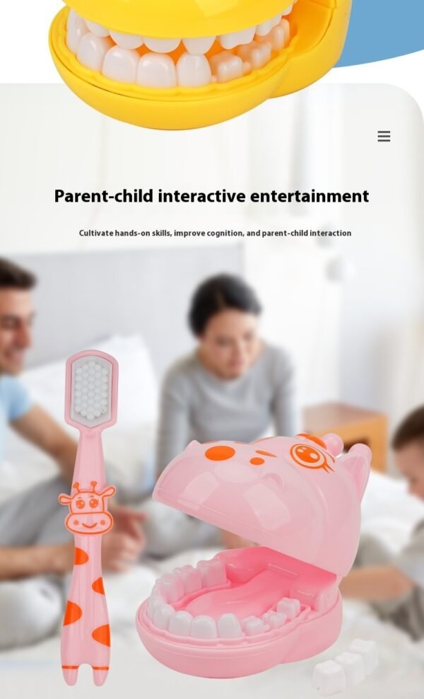 Dental Cast Doctor Dental Cast Accessories Interactive Play House Dentist Suit Toy - Image 7