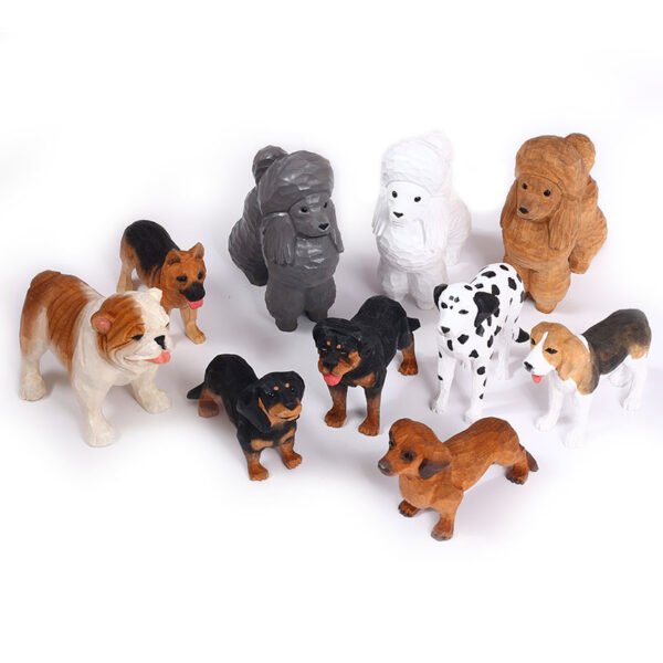 Wood Carving Ornaments Handmade Wooden Cute Table Decoration - Image 6