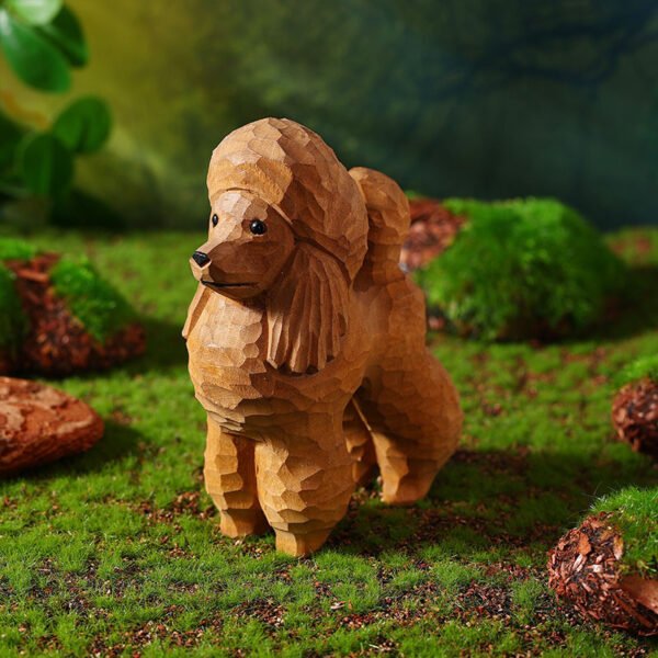 Wood Carving Ornaments Handmade Wooden Cute Table Decoration - Image 7