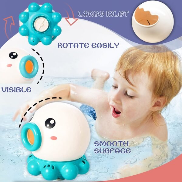AquaSpin Octopus – Fountain & Sprinkler Water Toy - Image 4