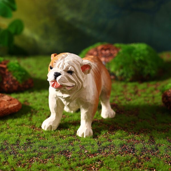 Wood Carving Ornaments Handmade Wooden Cute Table Decoration - Image 2