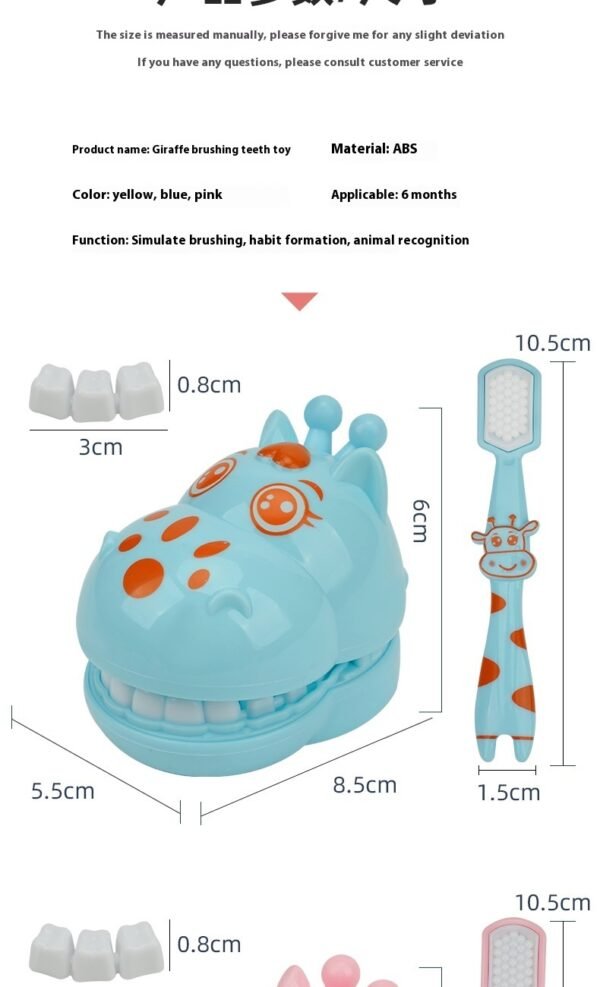 Dental Cast Doctor Dental Cast Accessories Interactive Play House Dentist Suit Toy - Image 2